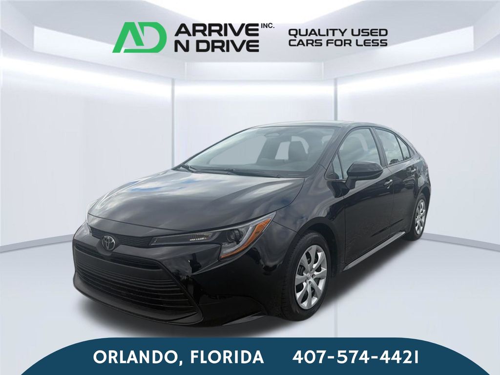 Black 2025 Toyota Corolla Sedan Front-Wheel Drive Continuously Variable Transmission