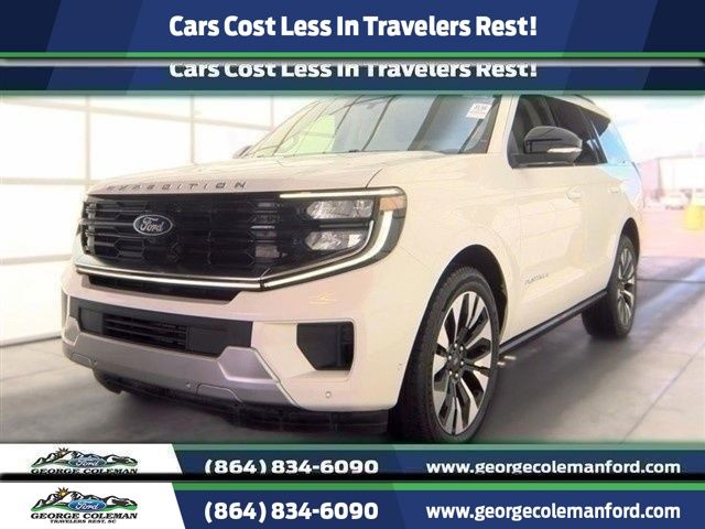 Star White Metallic Tri-Coat 2025 Ford Expedition SUV / Crossover Four-Wheel Drive Automatic