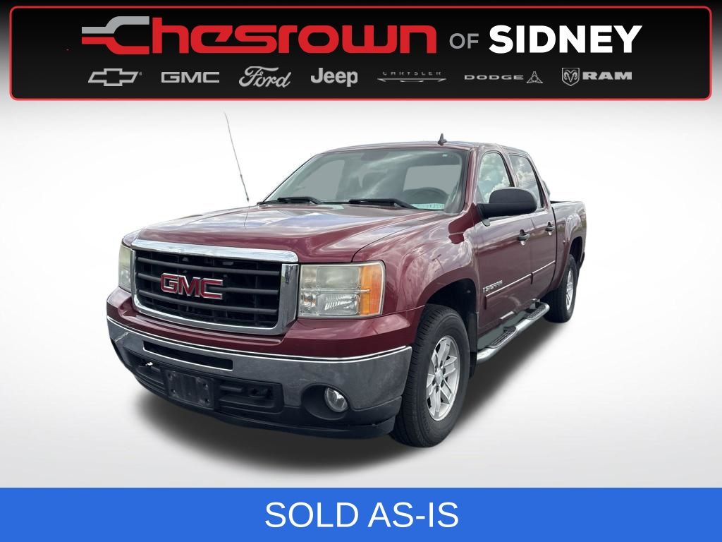 Sonoma Red Metallic 2009 GMC Sierra 1500 SLE Crew Cab 4WD Pickup Truck Four-Wheel Drive 6-Speed Automatic