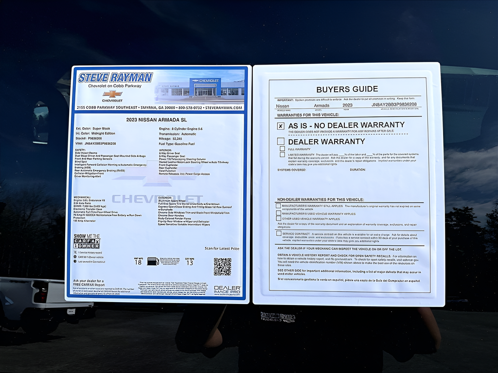 Used 2023 Nissan Armada SL 4D Sport Utility