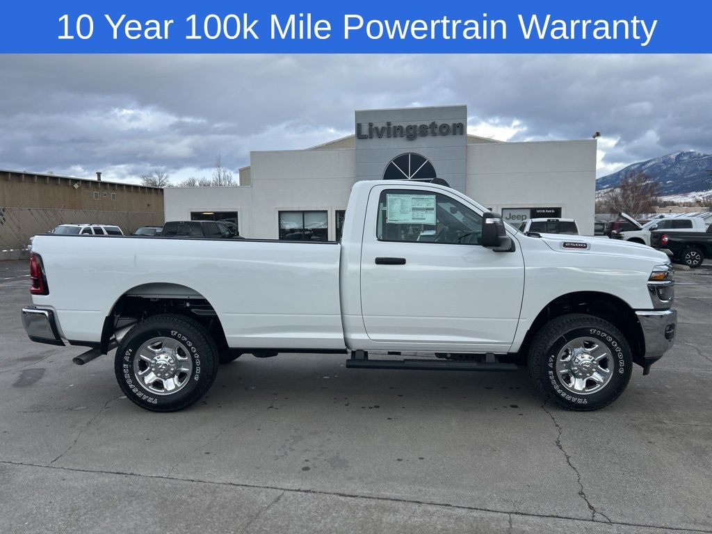 Bright White Clearcoat 2026 RAM 2500 Pickup Truck Four-Wheel Drive 8-Speed Automatic