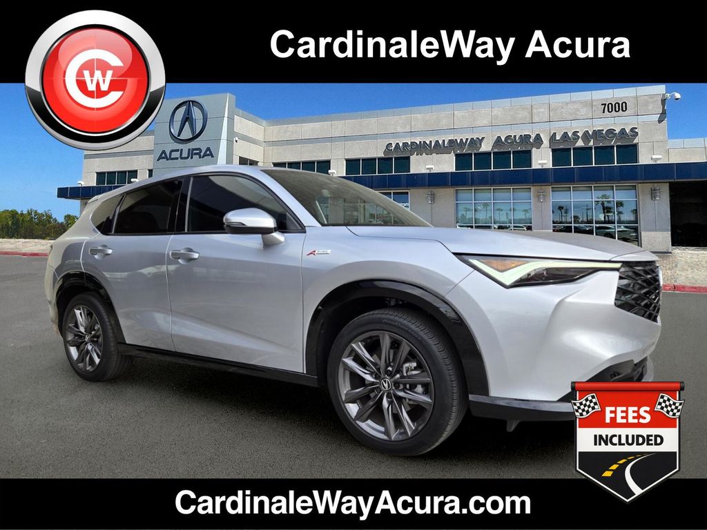 Solar Silver Metallic 2025 Acura ADX SUV / Crossover Front-Wheel Drive Continuously Variable Transmission