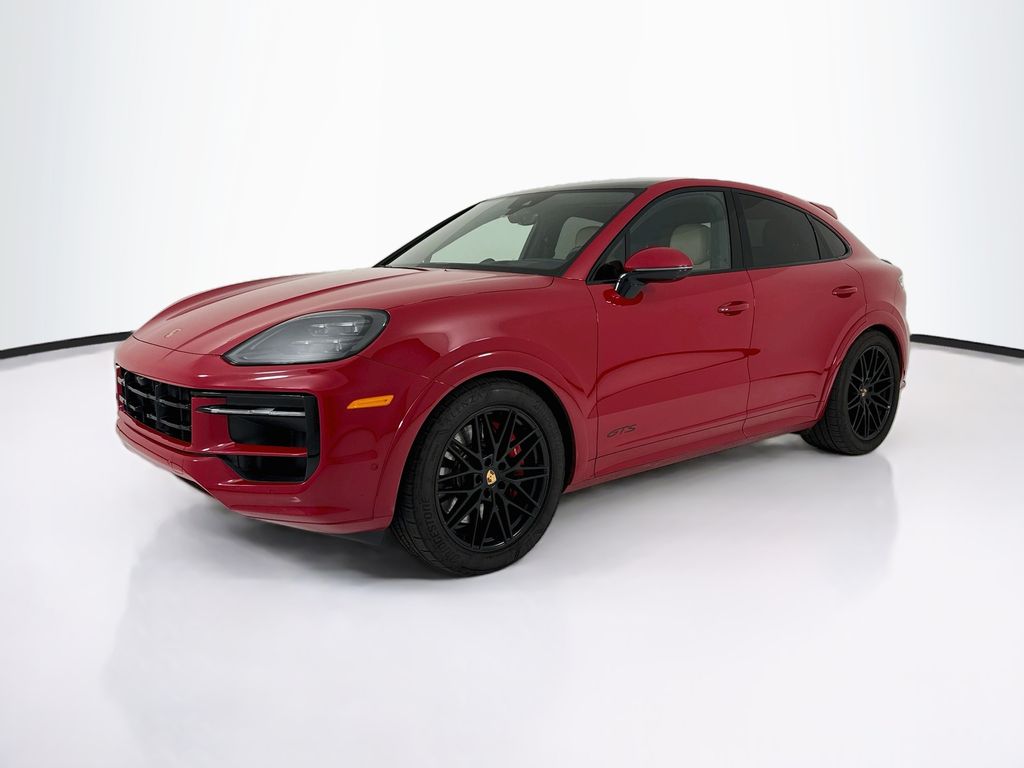 Carmine Red 2025 Porsche Cayenne Coupe Coupe All-Wheel Drive 8-Speed Automatic