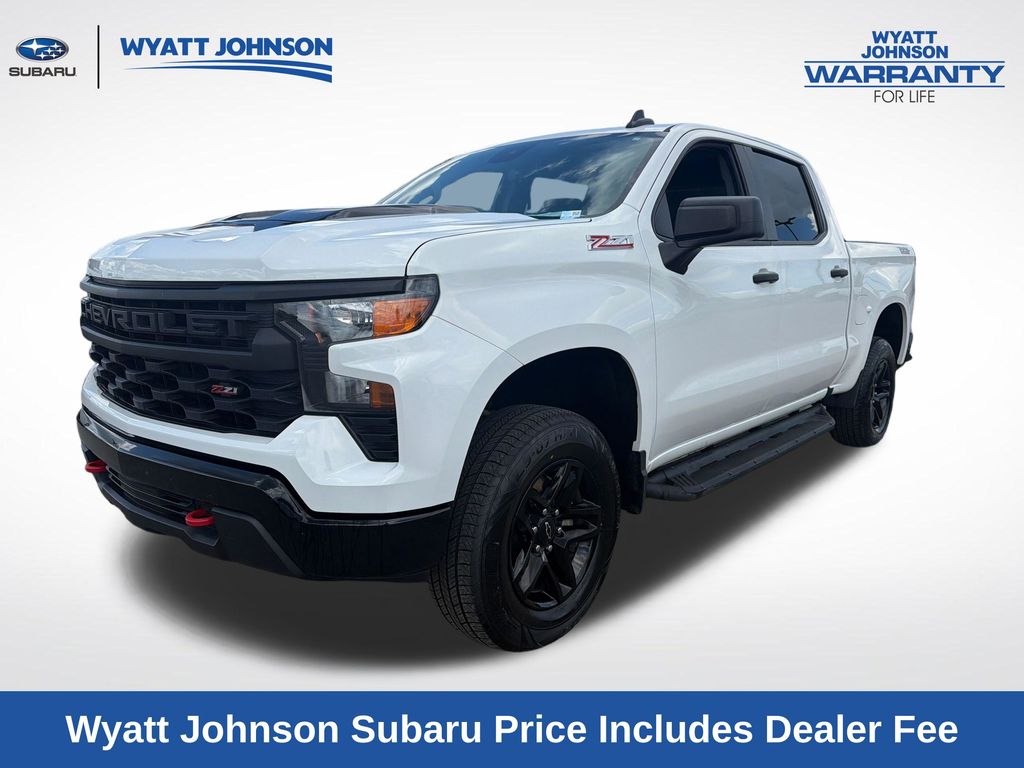 Summit White 2024 Chevrolet Silverado 1500 Pickup Truck Four-Wheel Drive Automatic