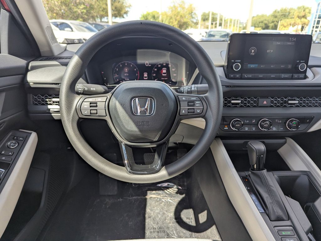 new 2025 Honda Accord car, priced at $30,878