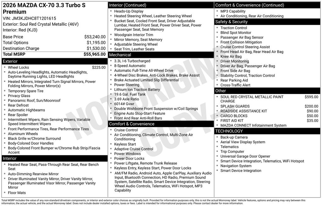 2026 Mazda CX-70 Premium Package's photo