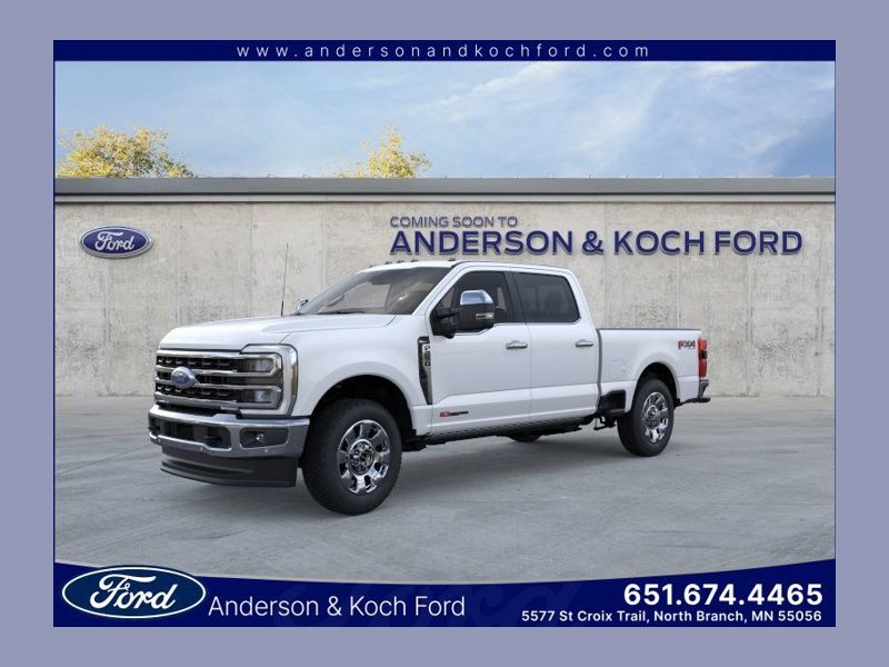 White 2026 Ford F-250 Super Duty Pickup Truck Four-Wheel Drive Automatic
