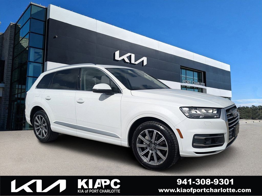 Glacier White 2018 Audi Q7 3.0 TFSI quattro Prestige SUV / Crossover All-Wheel Drive 8-Speed Automatic