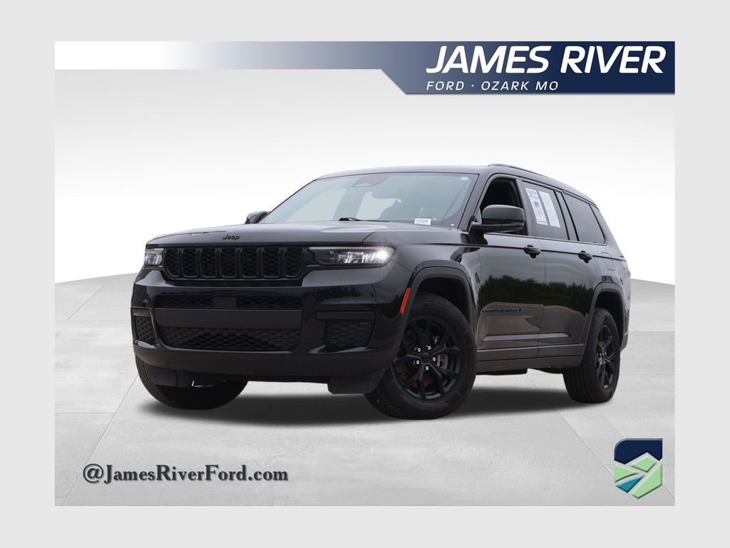 Diamond Black Crystal Pearlcoat 2024 Jeep Grand Cherokee L Altitude 4WD SUV / Crossover Four-Wheel Drive 8-Speed Automatic