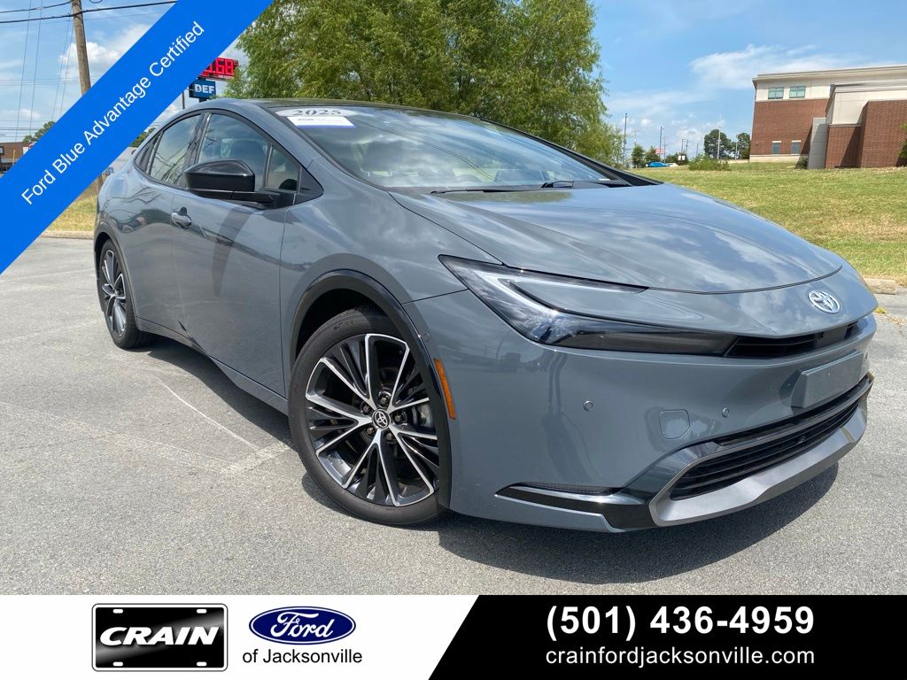 Guardian Gray 2025 Toyota Prius Hatchback Front-Wheel Drive Continuously Variable Transmission