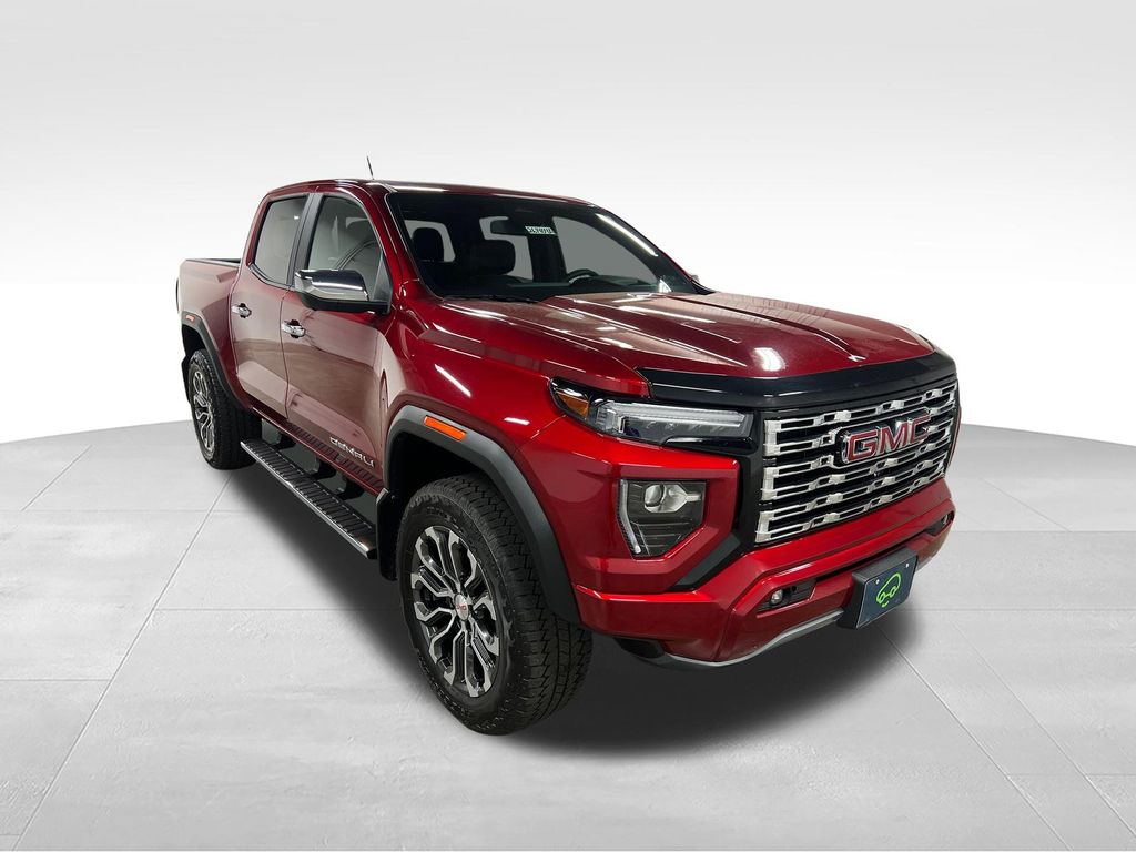 Volcanic Red Tintcoat 2024 GMC Canyon Pickup Truck Four-Wheel Drive 8-Speed Automatic