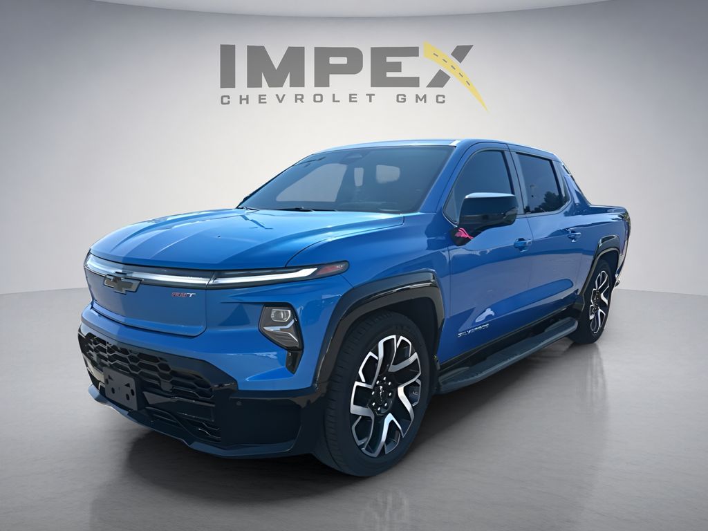 Riptide Blue Metallic 2025 Chevrolet Silverado EV Pickup Truck All-Wheel Drive 1-Speed Automatic
