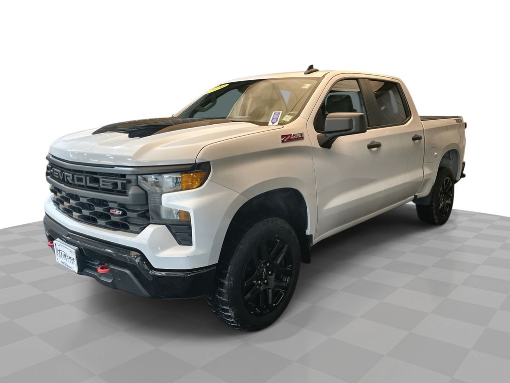 Summit White 2024 Chevrolet Silverado 1500 Pickup Truck Four-Wheel Drive Automatic