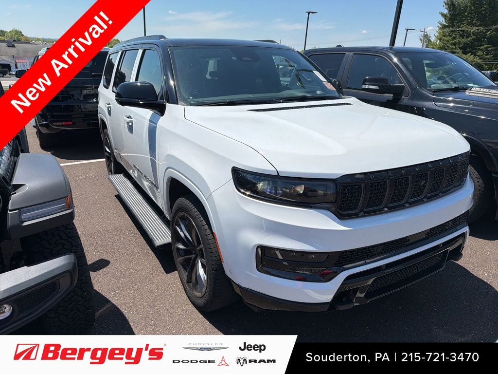Bright White Clearcoat 2025 Jeep Grand Wagoneer Obsidian 4WD SUV / Crossover Four-Wheel Drive 8-Speed Automatic