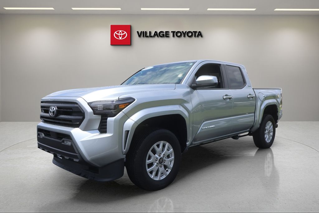 Celestial Silver Metallic 2025 Toyota Tacoma Pickup Truck Four-Wheel Drive 8-Speed Automatic