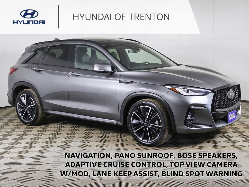 Gray (Graphite Shadow) 2023 INFINITI QX50 Sport AWD SUV / Crossover All-Wheel Drive Continuously Variable Transmission