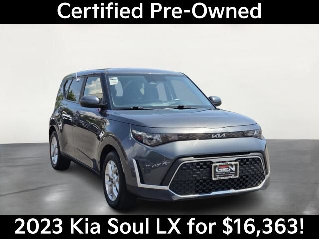 Gravity Gray 2023 Kia Soul SUV / Crossover Front-Wheel Drive Continuously Variable Transmission