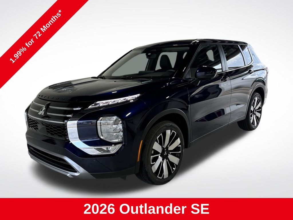 Cosmic Blue Metallic 2026 Mitsubishi Outlander SUV / Crossover Front-Wheel Drive Continuously Variable Transmission