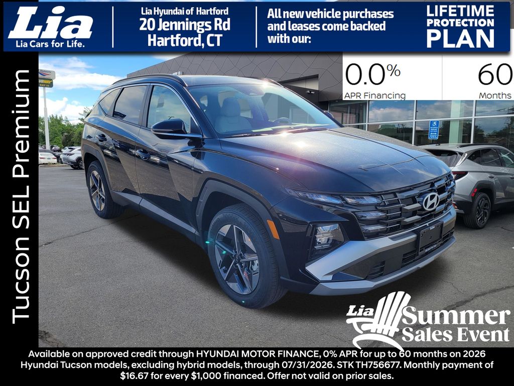 Phantom Black 2026 Hyundai Tucson SUV / Crossover All-Wheel Drive 8-Speed Automatic