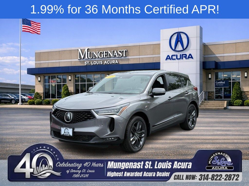 Liquid Carbon Metallic 2023 Acura RDX SH-AWD with A-Spec Package SUV / Crossover All-Wheel Drive Automatic
