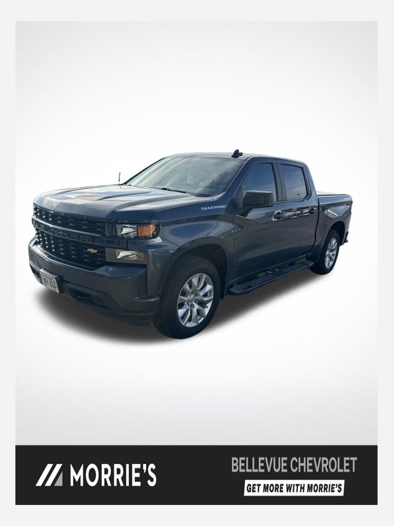 Shadow Gray Metallic 2020 Chevrolet Silverado 1500 Pickup Truck Four-Wheel Drive 6-Speed Automatic Overdrive