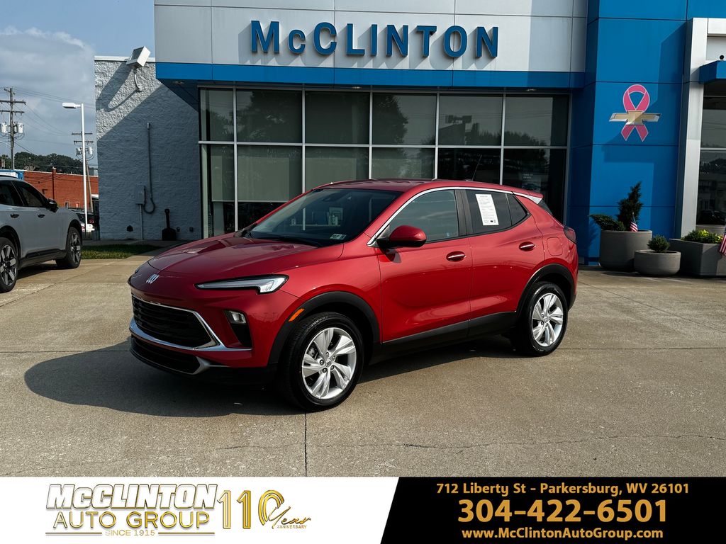 Sunrise Red Metallic 2024 Buick Encore GX SUV / Crossover Front-Wheel Drive Continuously Variable Transmission