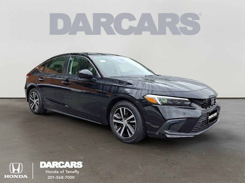 Black 2023 Honda Civic Hatchback Hatchback Front-Wheel Drive Continuously Variable Transmission