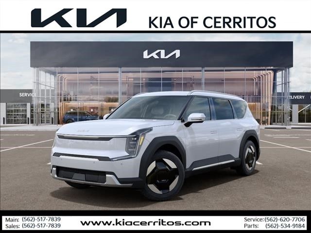 Glacial White Pearl 2026 Kia EV9 Wind AWD SUV / Crossover All-Wheel Drive 1-Speed Automatic