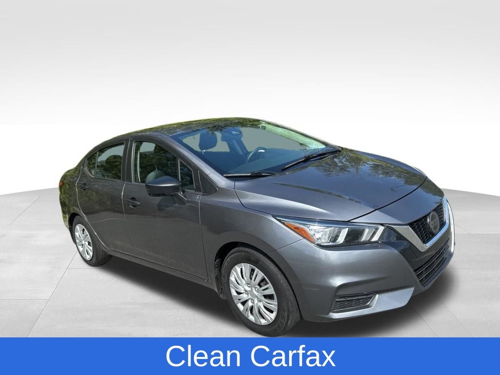 Gray (Gun Metallic) 2020 Nissan Versa S FWD Sedan Front-Wheel Drive Continuously Variable Transmission