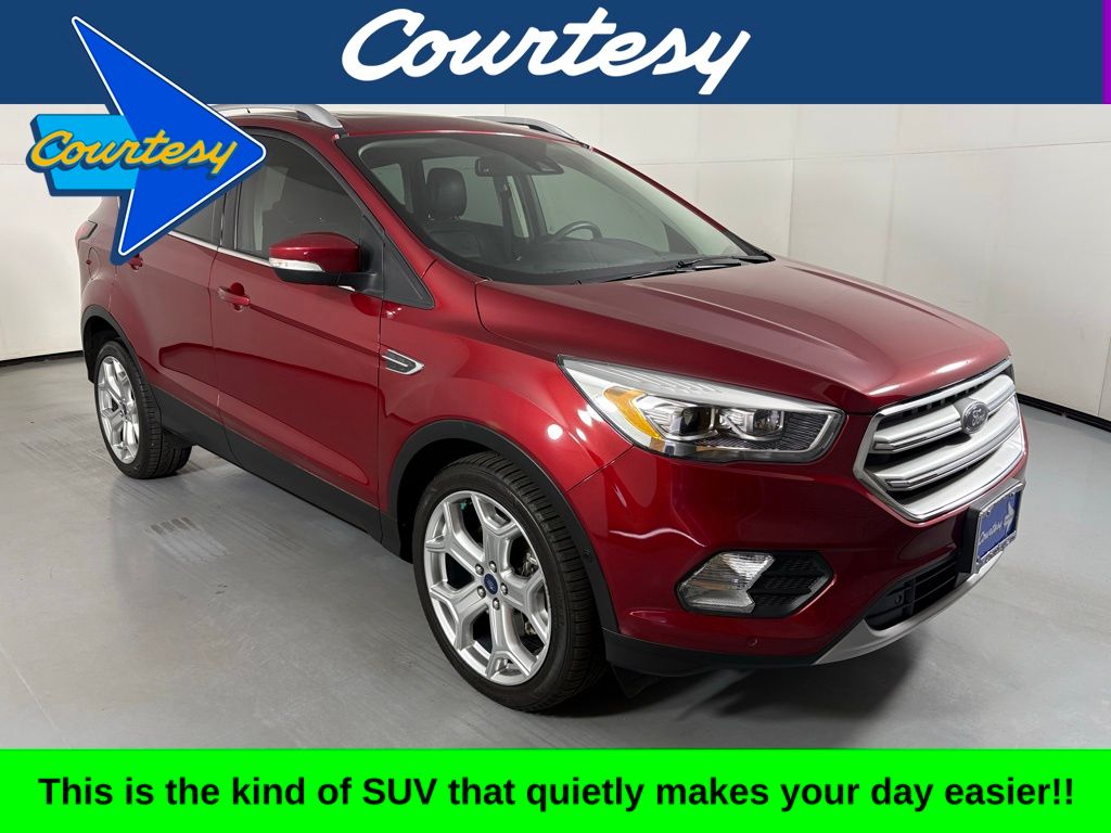 Ruby Red Metallic 2019 Ford Escape Titanium FWD SUV / Crossover Front-Wheel Drive 6-Speed Automatic