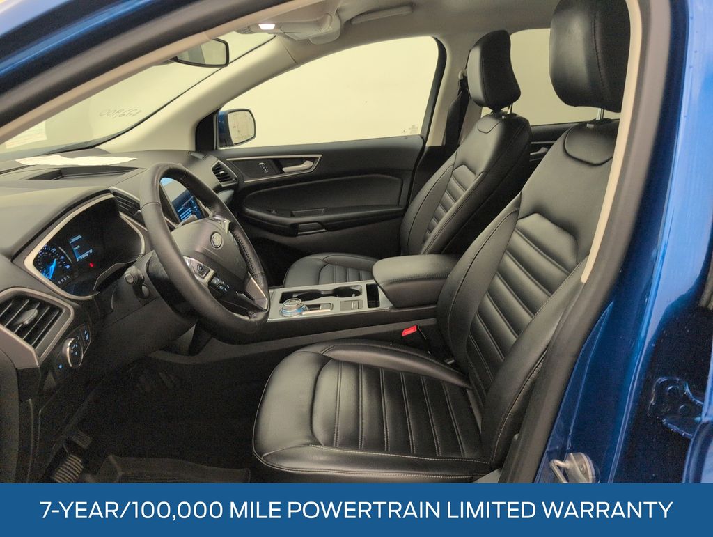Certified Used 2021 Blue Ford SEL image 4