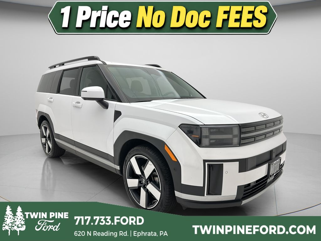 Serenity White 2025 Hyundai Santa Fe SUV / Crossover All-Wheel Drive Automatic