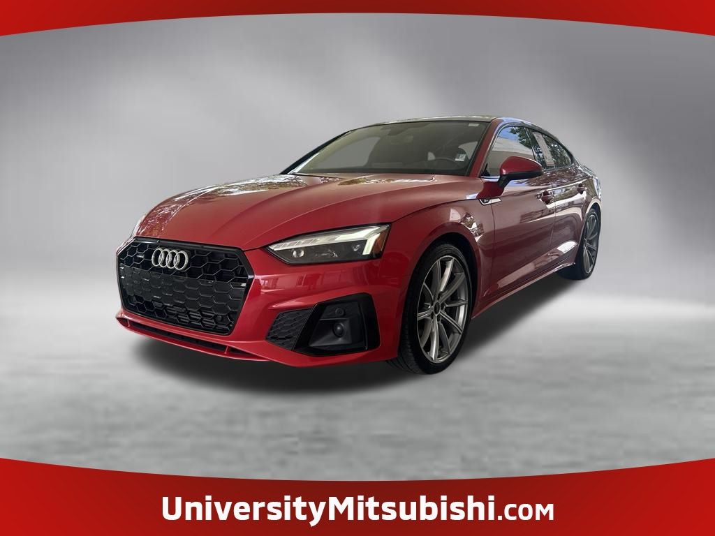 Progressive Red Metallic 2025 Audi A5 Sportback Sedan All-Wheel Drive 7-Speed Automatic