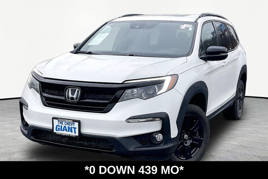 Platinum White Pearl 2022 Honda Pilot TrailSport AWD SUV / Crossover All-Wheel Drive 9-Speed Automatic