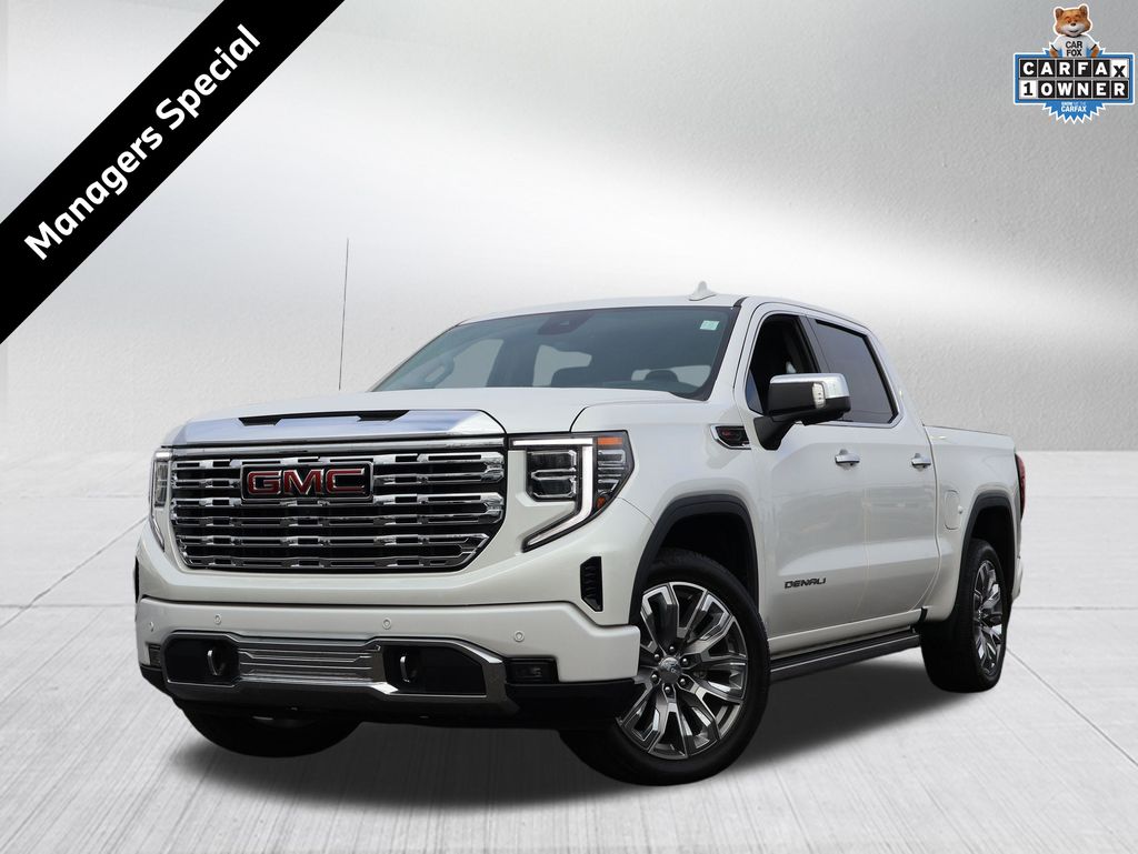 White Frost Tricoat 2024 GMC Sierra 1500 Pickup Truck Four-Wheel Drive Automatic