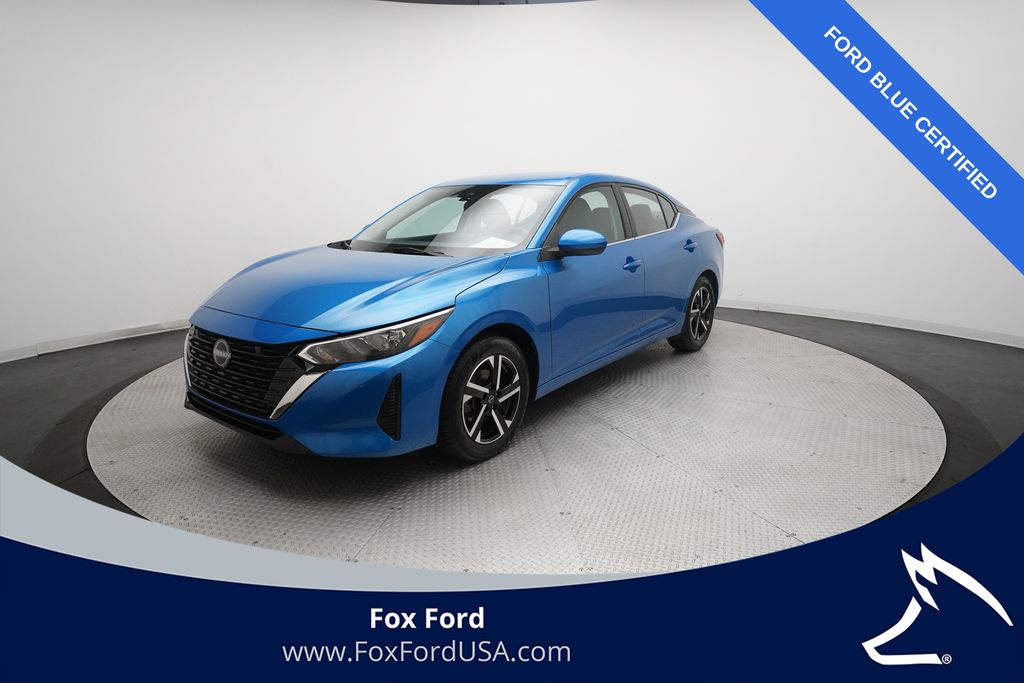 Electric Blue Metallic 2025 Nissan Sentra Sedan Front-Wheel Drive Continuously Variable Transmission