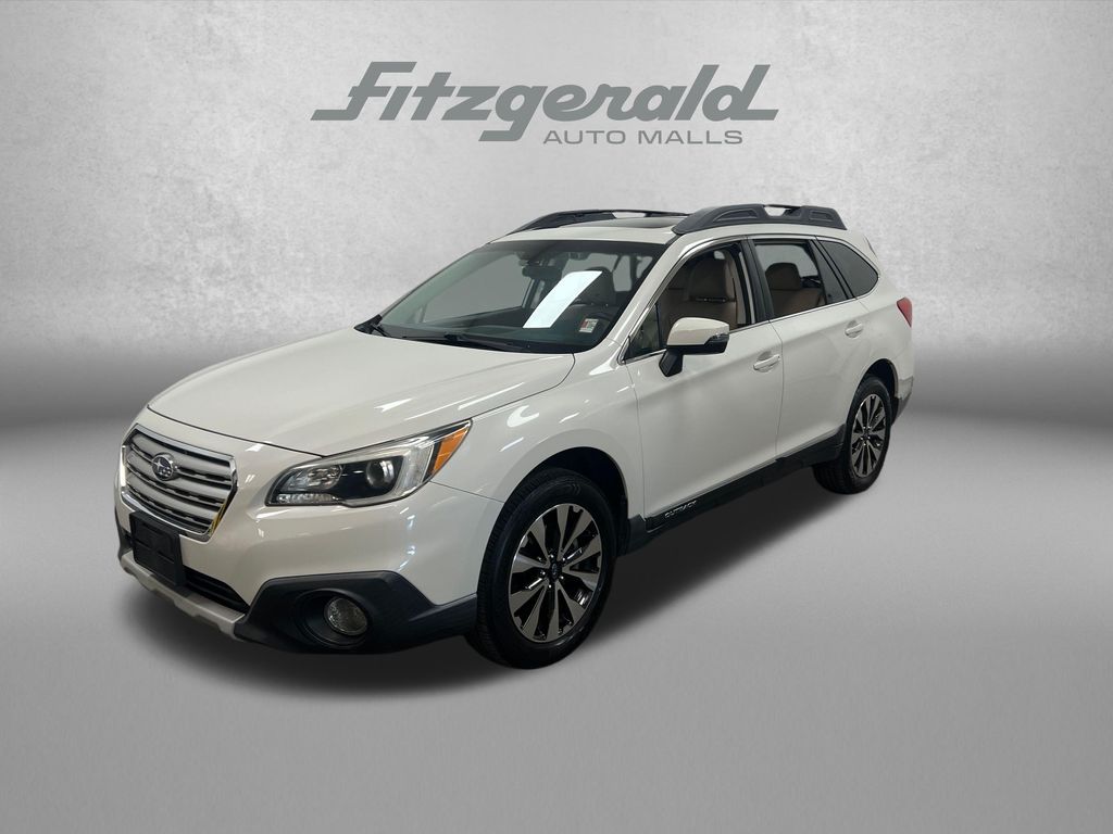 Crystal White Pearl 2017 Subaru Outback 3.6R Limited AWD Wagon All-Wheel Drive Continuously Variable Transmission