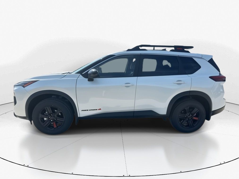 2025 Everest White Pearl Nissan Rogue Rock Creek AWD SUV