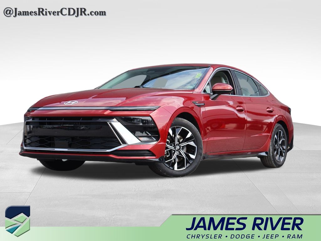 Ultimate red 2024 Hyundai Sonata SEL FWD Sedan Front-Wheel Drive 8-Speed Automatic