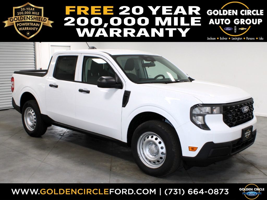 Oxford White 2026 Ford Maverick XL SuperCrew FWD Pickup Truck Front-Wheel Drive Continuously Variable Transmission