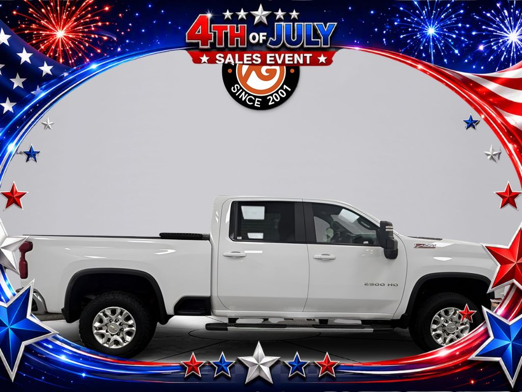 Summit White 2023 Chevrolet Silverado 2500HD Pickup Truck Four-Wheel Drive Automatic