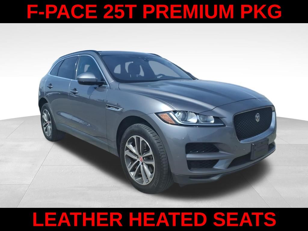Ethereal Silver Gloss 2020 Jaguar F-PACE 25t Premium AWD SUV / Crossover All-Wheel Drive 8-Speed Automatic