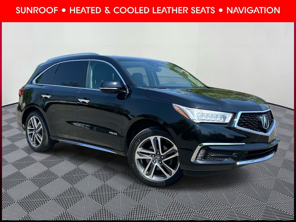Black 2018 Acura MDX SH-AWD with Elite Package SUV / Crossover 9-Speed Automatic