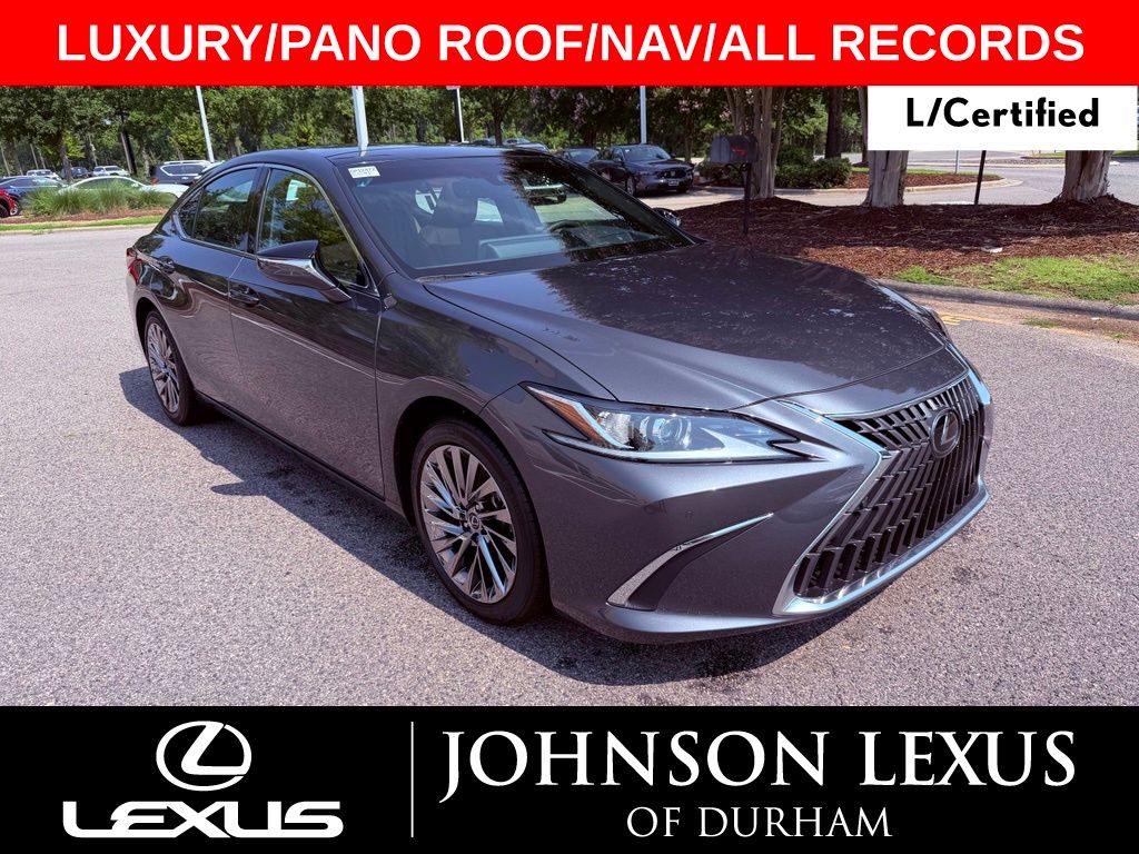 Cloudburst Gray 2024 Lexus ES Sedan Front-Wheel Drive 8-Speed Automatic
