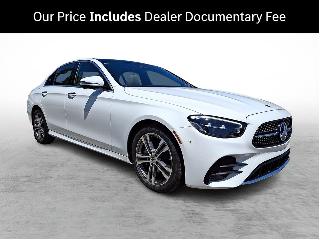 Polar White 2023 Mercedes-Benz E-Class Sedan All-Wheel Drive 9-Speed Automatic