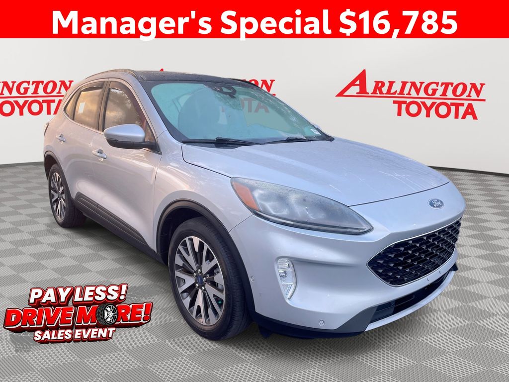 Ingot Silver Metallic 2020 Ford Escape SUV / Crossover All-Wheel Drive 8-Speed Automatic