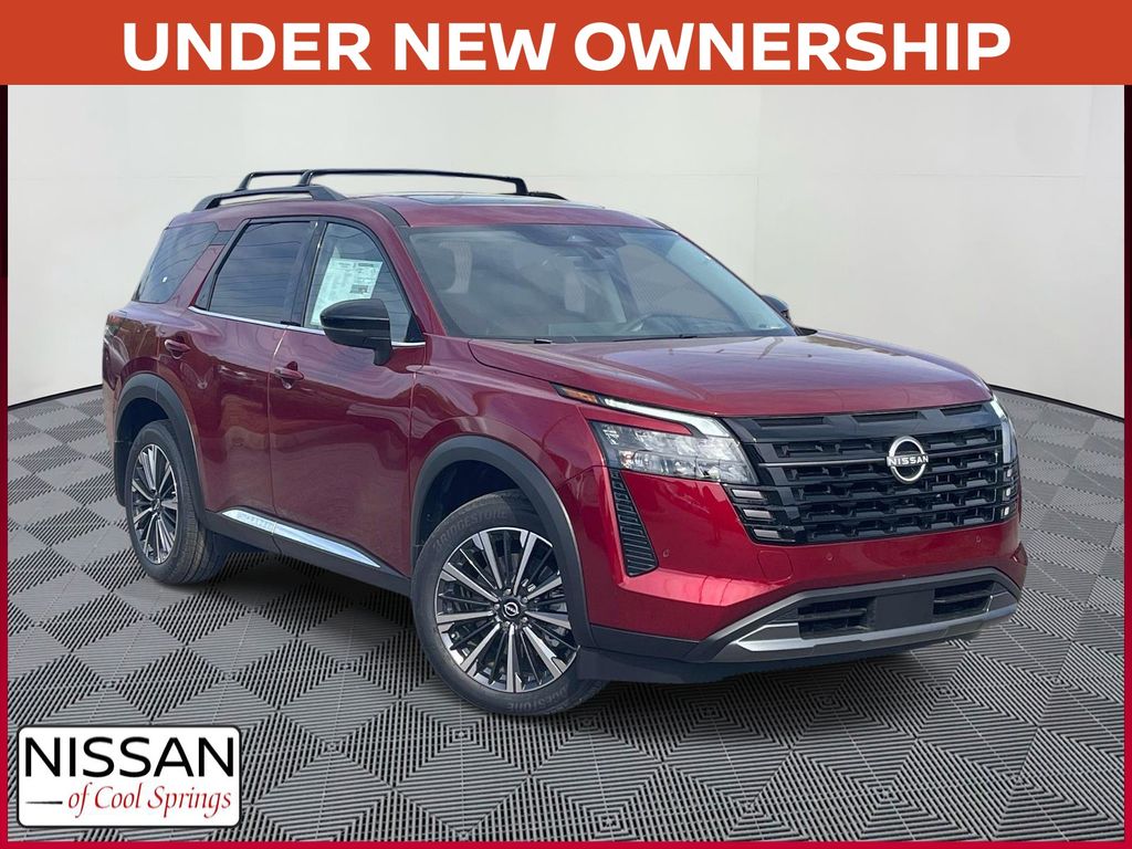 Red (Scarlet) 2026 Nissan Pathfinder SUV / Crossover All-Wheel Drive 9-Speed Automatic