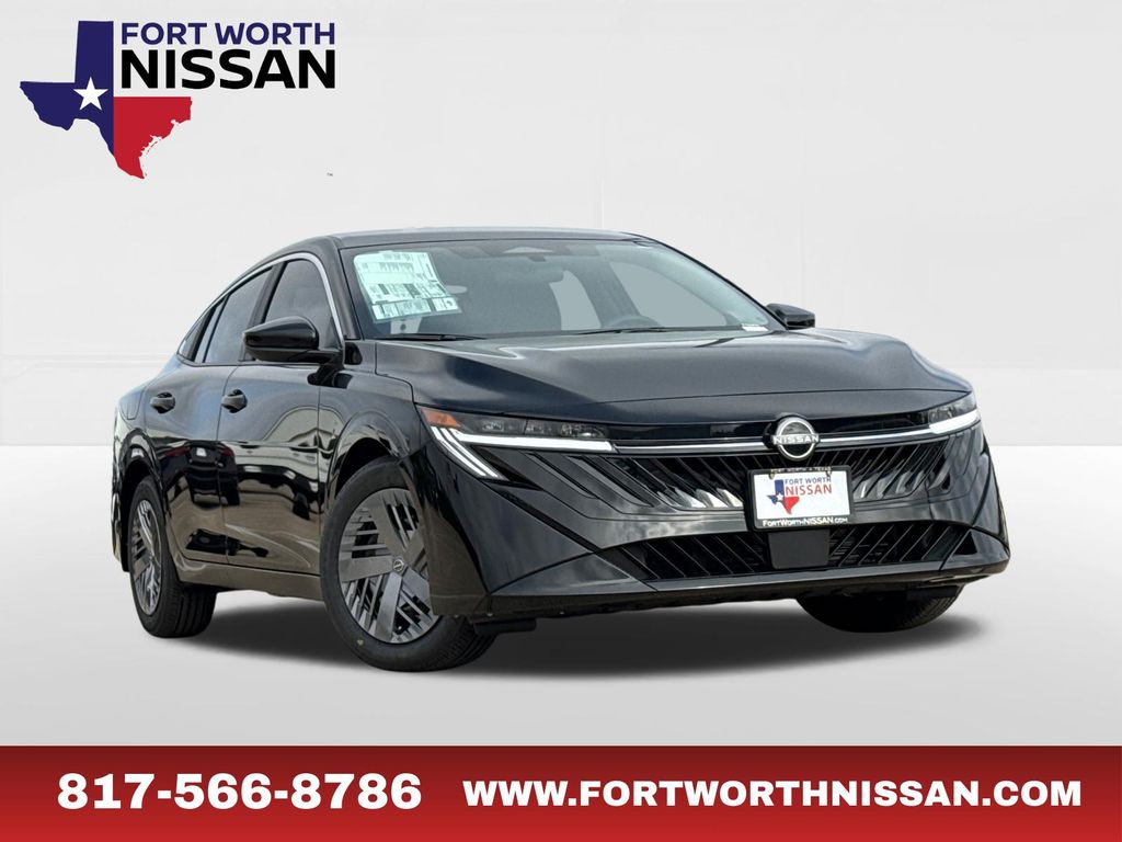 Super Black 2026 Nissan Sentra S FWD Sedan Front-Wheel Drive Continuously Variable Transmission