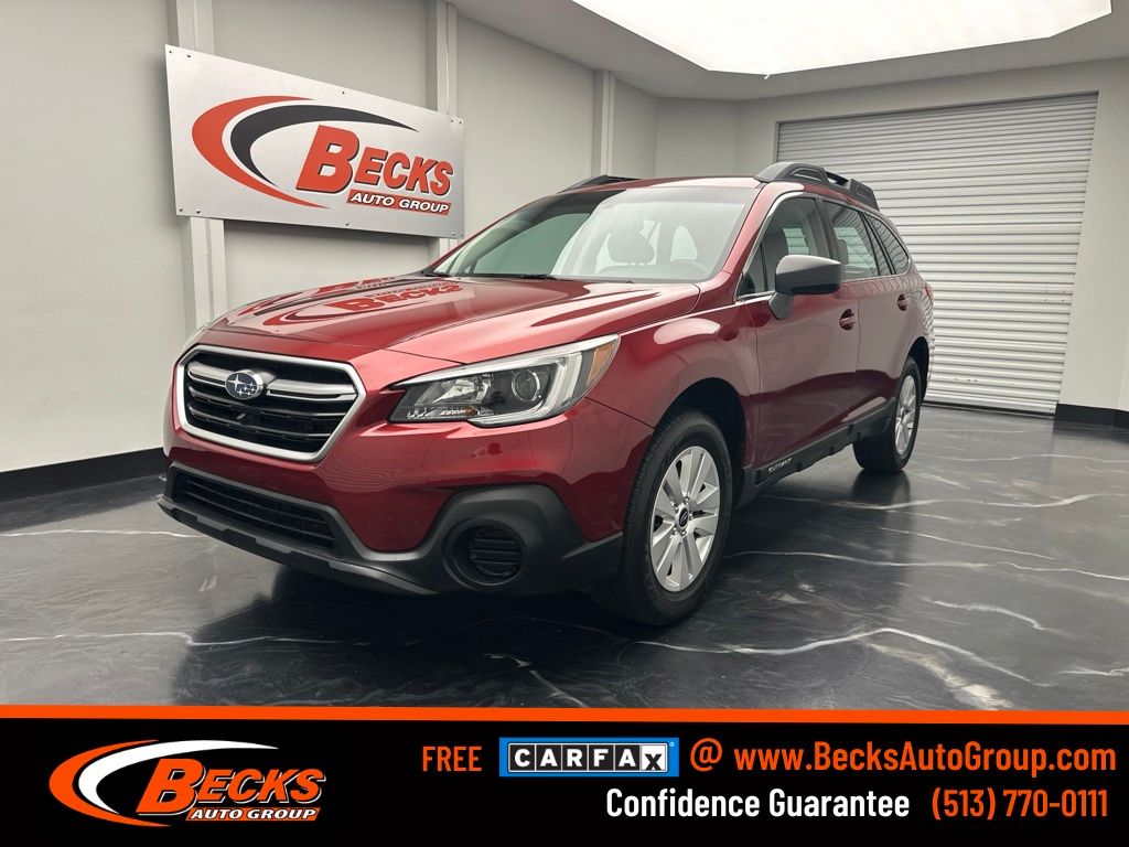 Crimson Red Pearl 2018 Subaru Outback Wagon All-Wheel Drive Continuously Variable Transmission