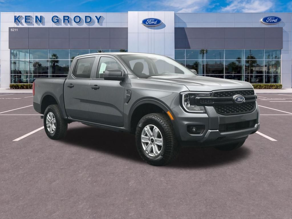 Gray Metallic 2026 Ford Ranger Pickup Truck Four-Wheel Drive Automatic